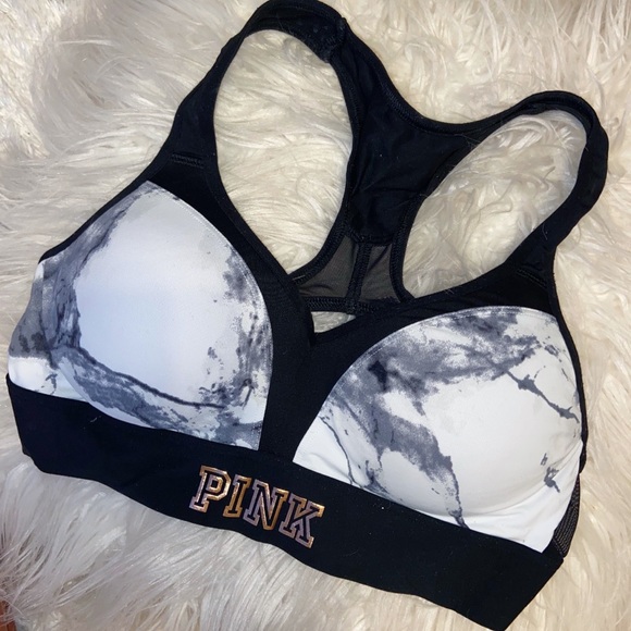 Marble Pink Sports Bra - Picture 1 of 1